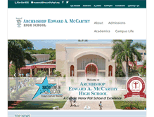 Tablet Screenshot of mccarthyhigh.net